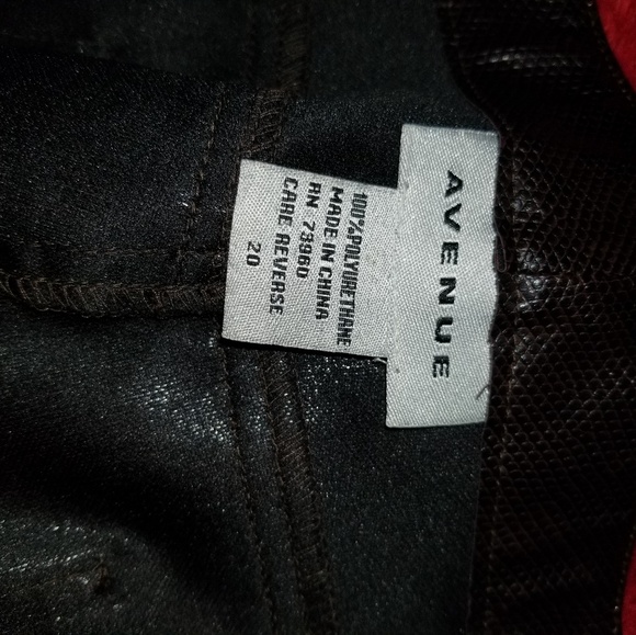 Brown Faux Leather pants - Picture 6 of 6